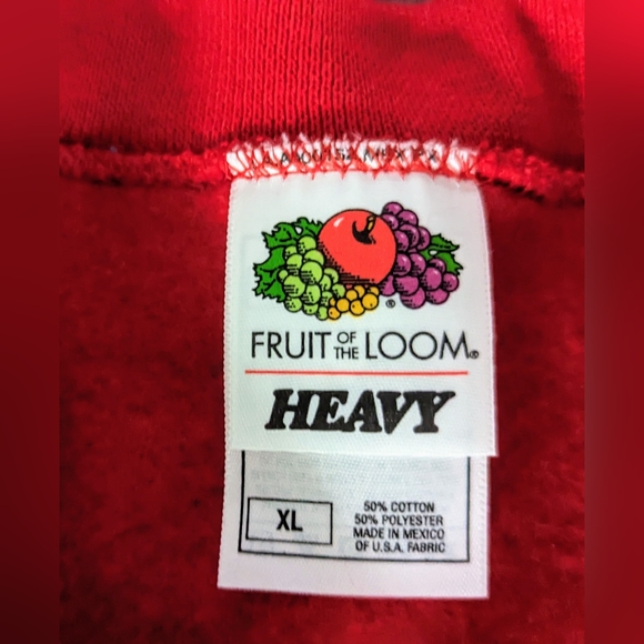 Vintage Property Of YMCA Emporia Single Stitch Red Pullover Sweatshirt USA Sz XL - Picture 5 of 8